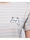 RIPNDIP Peeking Nermal Cream Striped T-Shirt - Thumbnail image 2 of 3