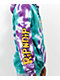 RIPNDIP RIPNSTONES Purple & Aqua Tie Dye Hoodie