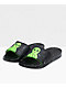 RIPNDIP We Out Here Black & Neon Slide Sandals