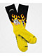 RIPNDIP Welcome To Heck Black & Yellow Crew Socks 