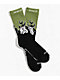 RIPNDIP Welcome To Heck Forest Green Crew Socks - Thumbnail image 1 of 2
