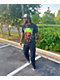 RODMAN BRAND Alambre de espino lavado negro camiseta