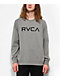 RVCA Big Grey Crewneck Sweatshirt - Thumbnail image 1 of 2