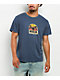 RVCA Bluffset Navy T-Shirt - Thumbnail image 1 of 2