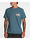 RVCA Peak Cove Grey T-Shirt - Thumbnail image 2 of 2