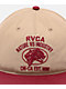 RVCA Sky Cat Red & Khaki Snapback Hat - Thumbnail image 3 of 3