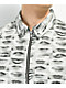 Ragged Priest Backchat Grey Short Sleeve Zip Up Woven Shirt - Thumbnail image 3 of 3