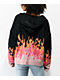 Ragged Priest Enlightened Black & Pink Hooded Zip Sweater - Thumbnail image 3 of 3
