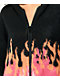 Ragged Priest Enlightened Black & Pink Hooded Zip Sweater - Thumbnail image 2 of 3