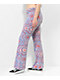 Ragged Priest Flower Power Flare Pantalones morados
