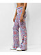 Ragged Priest Flower Power Purple Flare Pants - Thumbnail image 3 of 7