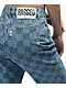 Ragged Priest Light Blue Checkered Jeans