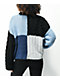 Ragged Priest Matrix Black, Blue, White Crewneck Knit Sweater - Thumbnail image 2 of 3