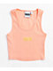 Ragged Priest Pink Ribbed Racerback Tank Top - Thumbnail image 1 of 3