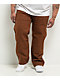 Real Tough Threads Double Knee Brown Loose Fit Pants - Thumbnail image 4 of 9