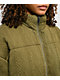 Rebel Veil Cable Knit Green Puffer Jacket - Thumbnail image 4 of 6
