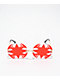Red Anime Cut-Out Sunglasses