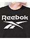 Reebok Big Logo Black T-Shirt - Thumbnail image 2 of 2