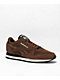 Reebok CL Premium Brown & Black Corduroy Skate Shoes - Thumbnail image 1 of 4