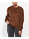 Reebok Classics Brown Corduroy Crewneck Sweatshirt - Thumbnail image 1 of 7