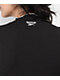 Reebok Classics Exposed Seam Black & White Crop Long Sleeve Shirt - Thumbnail image 4 of 4