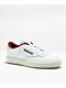 Reebok Club C 85 Chalk & Burgundy Blue Shoes - Thumbnail image 1 of 4