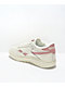 Reebok Club C Double White &amp; Pink Shoes - Thumbnail image 2 of 4