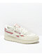 Reebok Club C Double White &amp; Pink Shoes - Thumbnail image 1 of 4