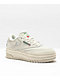 Reebok Club C Extra Chalk White & Green Platfrom Shoes - Thumbnail image 1 of 4