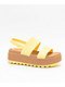 Reef Water Vista Higher Pale Banana Platform Sandals - Thumbnail image 1 of 4