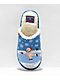 Reef x Tipsy Elves Censored Santa Blue & White Slippers - Thumbnail image 3 of 4
