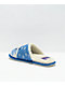 Reef x Tipsy Elves Censored Santa Blue & White Slippers - Thumbnail image 2 of 4