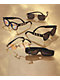 Rhinestone Cross Black Sunglasses - Thumbnail image 4 of 4