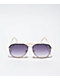 Rhino Gold gafas de sol estilo aviador sin marco