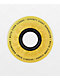 Ricta Clouds 54mm 78a Yellow & Black Cruiser Skateboard Wheels - Thumbnail image 1 of 4