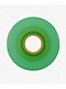Ricta Clouds 55mm 78a Transparent Green & Yellow Cruiser Skateboard Wheels - Thumbnail image 3 of 4