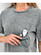 Ripndip Grim Nermer Grey Mineral Wash Pocket T-Shirt - Thumbnail image 2 of 2