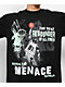Rodman Apparel Rebound Menace Black T-Shirt - Thumbnail image 2 of 2