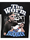 Rodman Apparel The Worms Hour Black T-Shirt - Thumbnail image 2 of 2