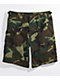 Rothco BDU Green & Black Camo Cargo Shorts