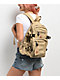 Rothco Vintage Canvas Compact Khaki Backpack - Thumbnail image 2 of 4