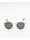 Round Gold, Green & Tortoise Sunglasses - Thumbnail image 2 of 2