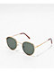 Round Gold, Green & Tortoise Sunglasses - Thumbnail image 1 of 2