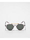 Round Translucent Purple & Grey Sunglasses - Thumbnail image 2 of 2