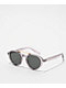 Round Translucent Purple & Grey Sunglasses - Thumbnail image 1 of 2