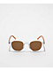 Round Translucent Tortoise & Clear Sunglasses - Thumbnail image 2 of 2
