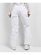 Roxy Backyard White 10K Snowboard Pants - Thumbnail image 2 of 6