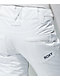 Roxy Backyard pantalones de snowboard blancos 10K