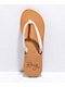 Roxy Costas White & Tan Sandals