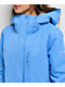 Roxy Jetty Block Azure Blue Clouds 10K Snowboard Jacket - Thumbnail image 3 of 7